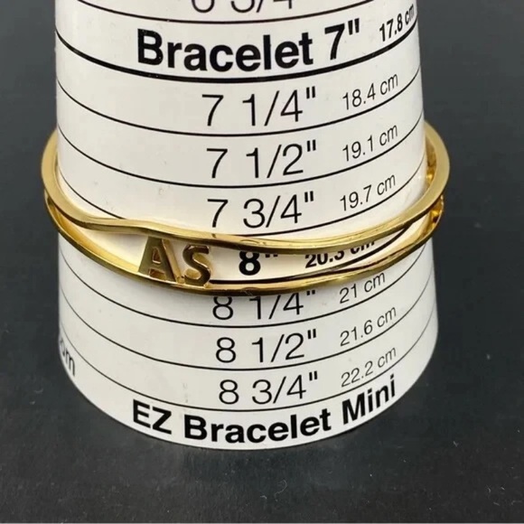 Kate Spade Bracelet As Good As Gold Bangle Size 8 Goldtone - Picture 9 of 15